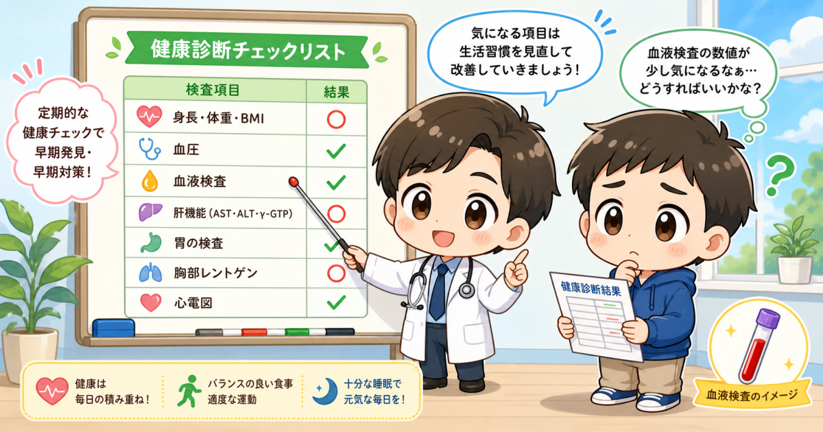 忙しい40代のための受診目安と健康診断結果のチェック方法